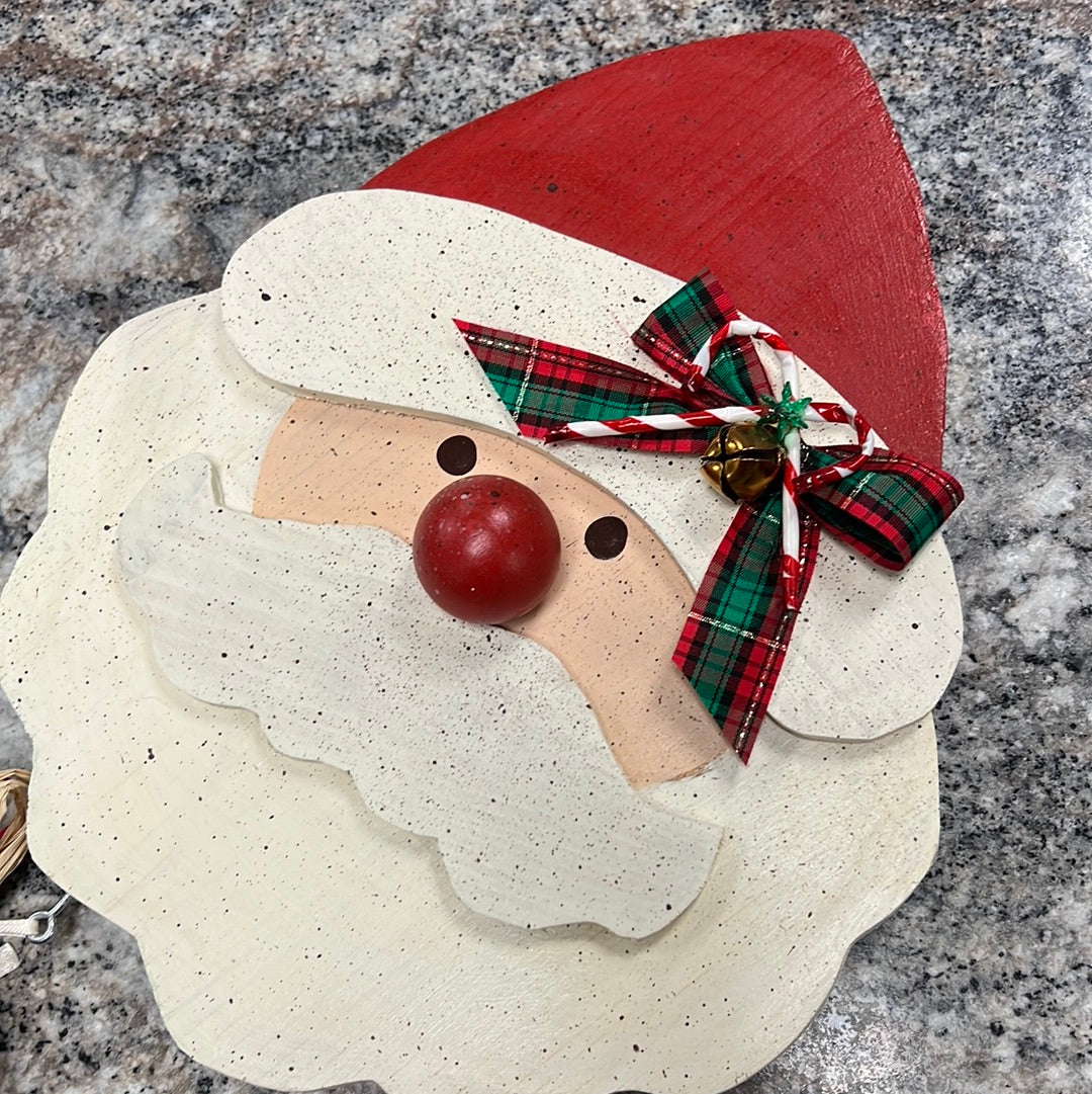 Santa Wood Sign