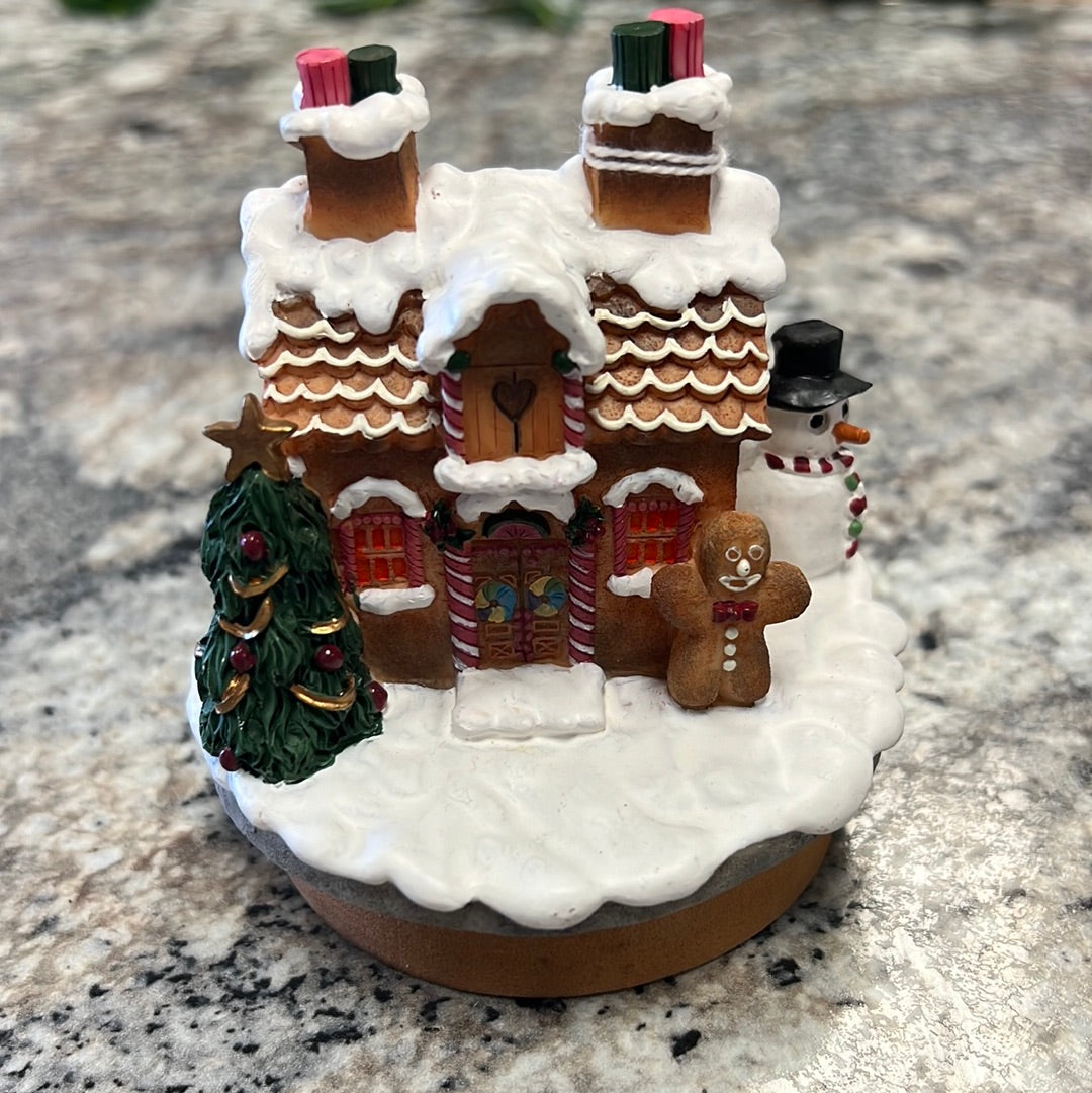 Gingerbread Candle Lid