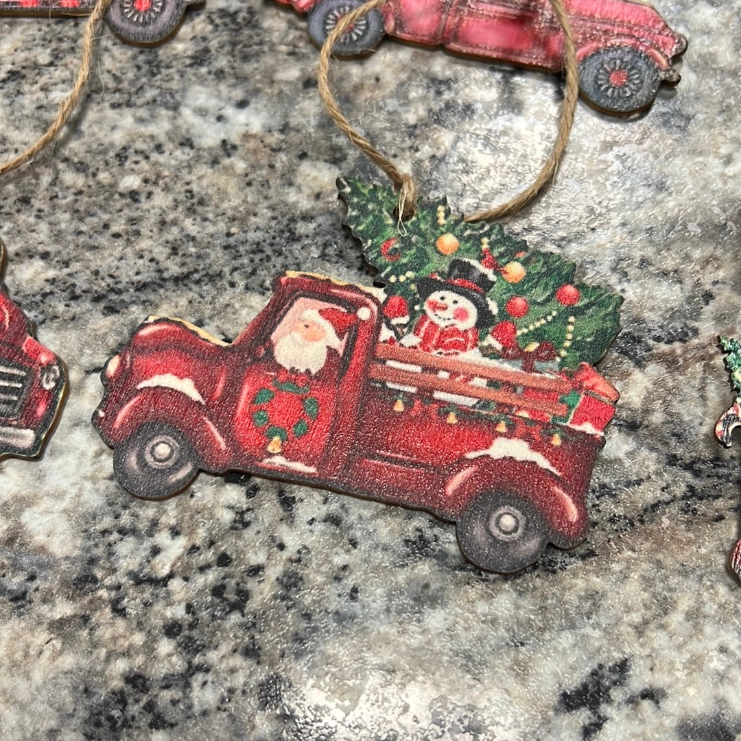 Small Wood Ornaments