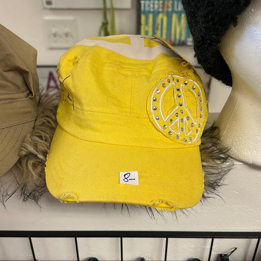 Yellow Peace Hat