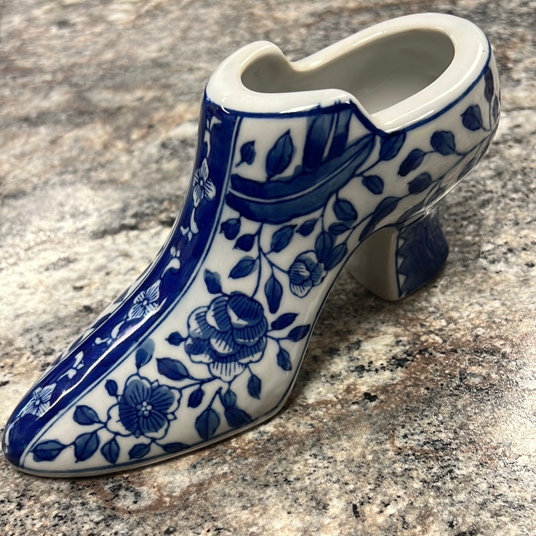 Blue+White Shoe