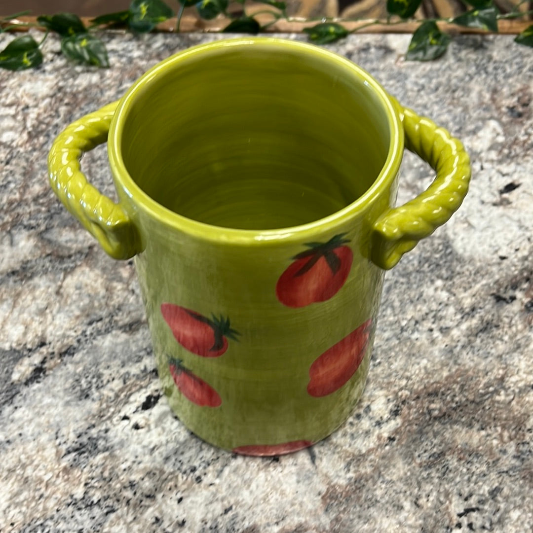 Green Utensil Holder