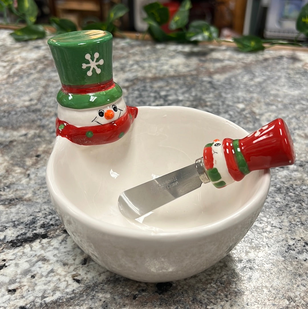 Snowman Dip Bowl