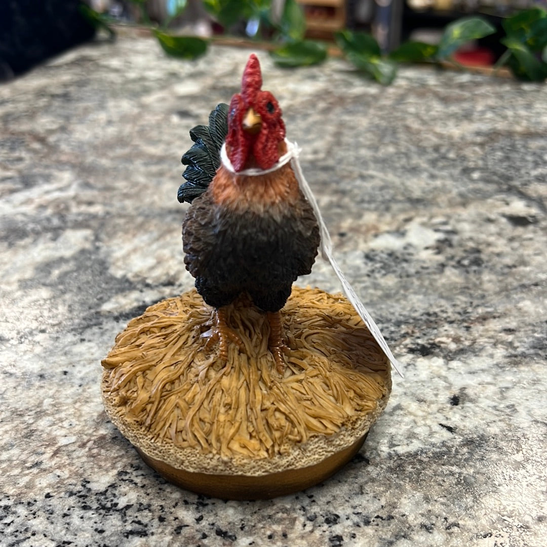 Rooster Candle Lid