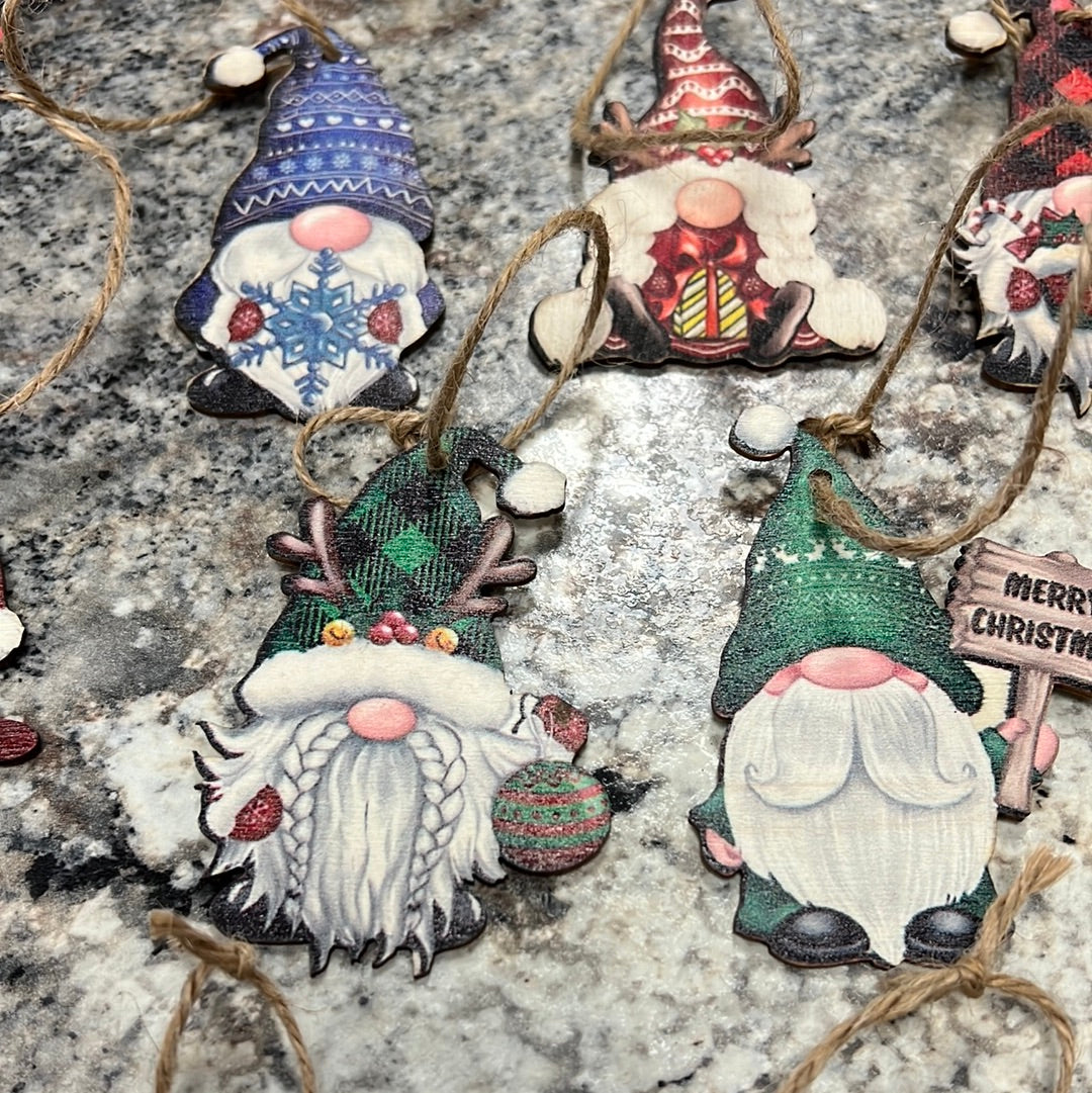 Small Wood Ornaments