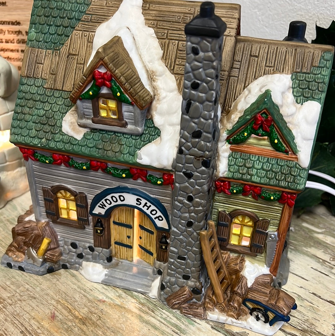 Holiday Lighted House