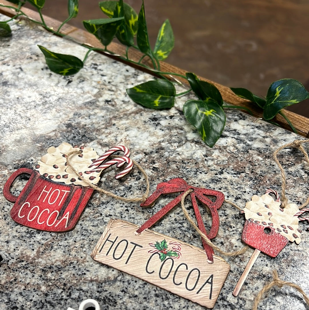Small Wood Ornaments