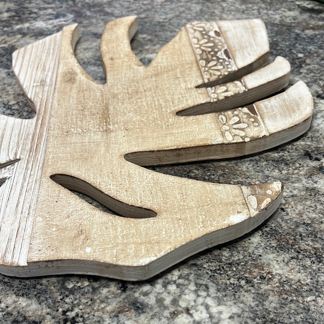 Rustic Wood Leaf