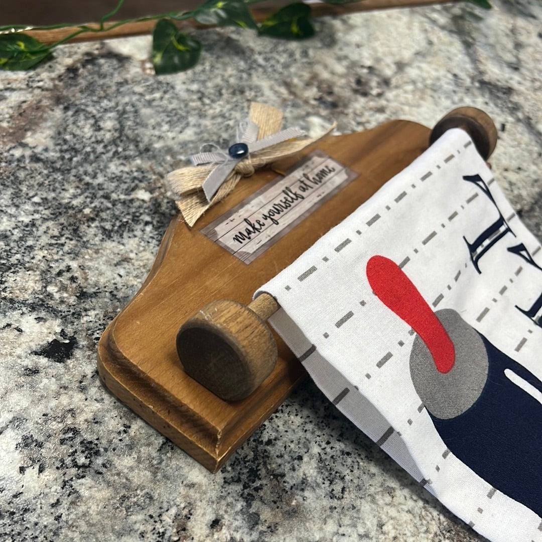 Hand Towel + Holder