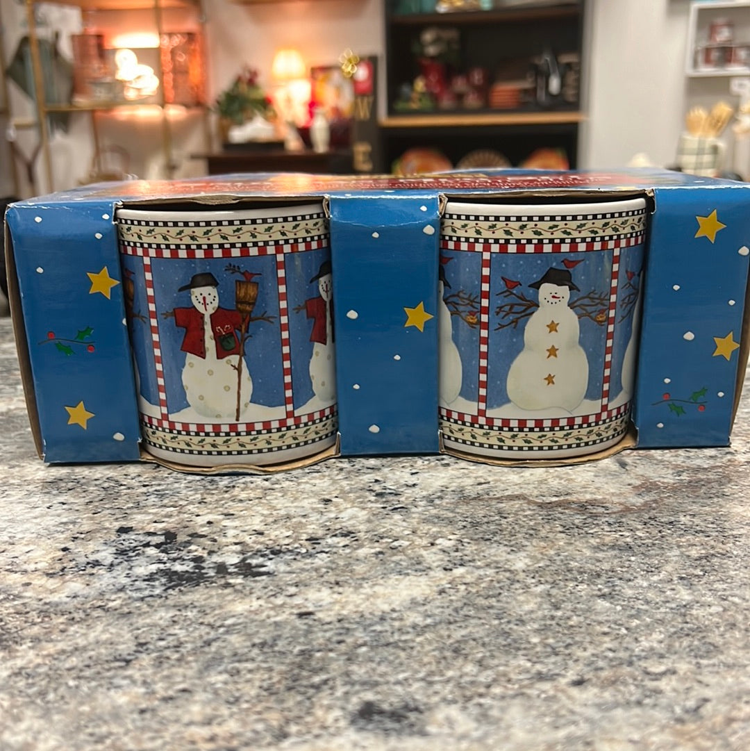 Snowman Mug Set NEW