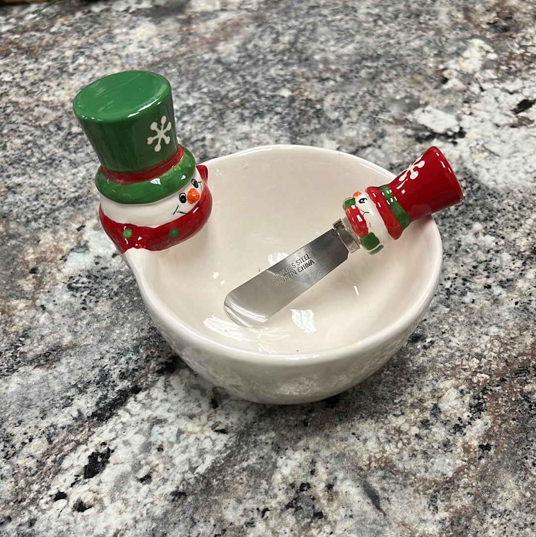 Snowman Dip Bowl