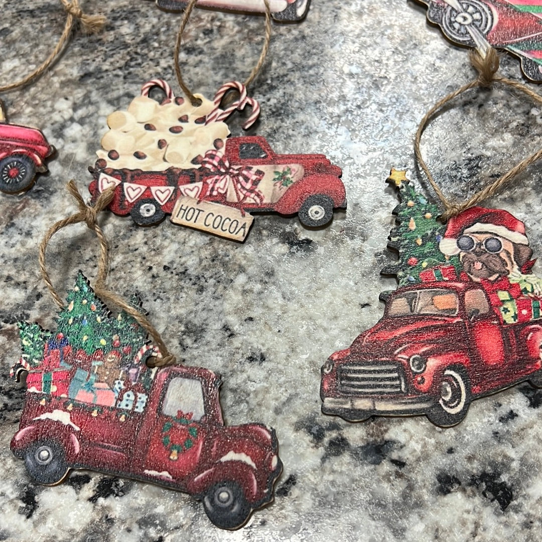 Small Wood Ornaments