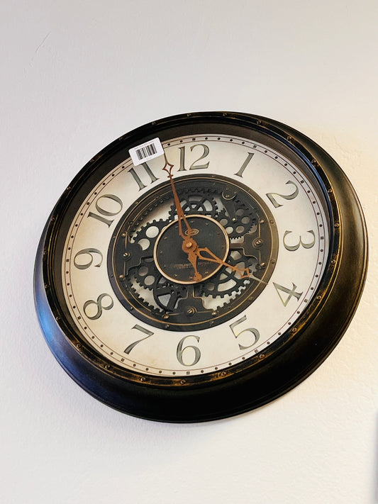 Wall Clock With Gears