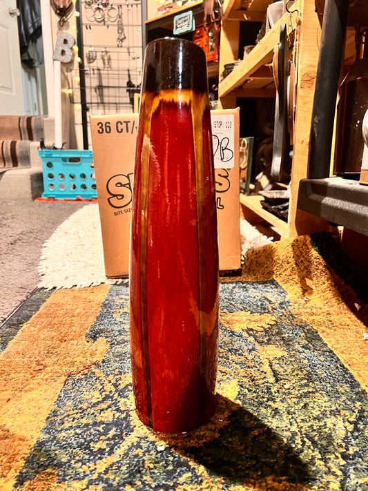 Tall Red Vase