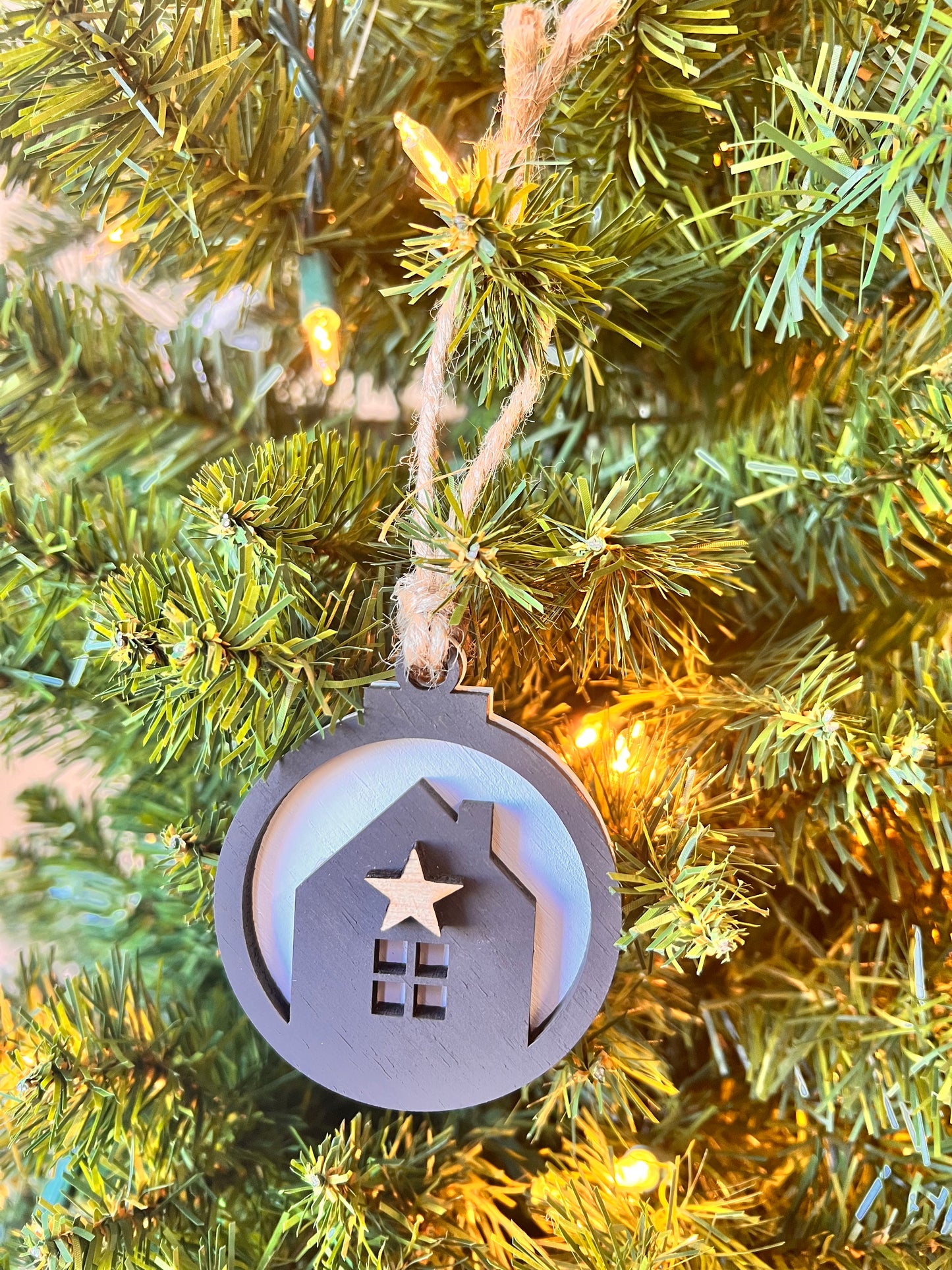 Handmade House Ornament