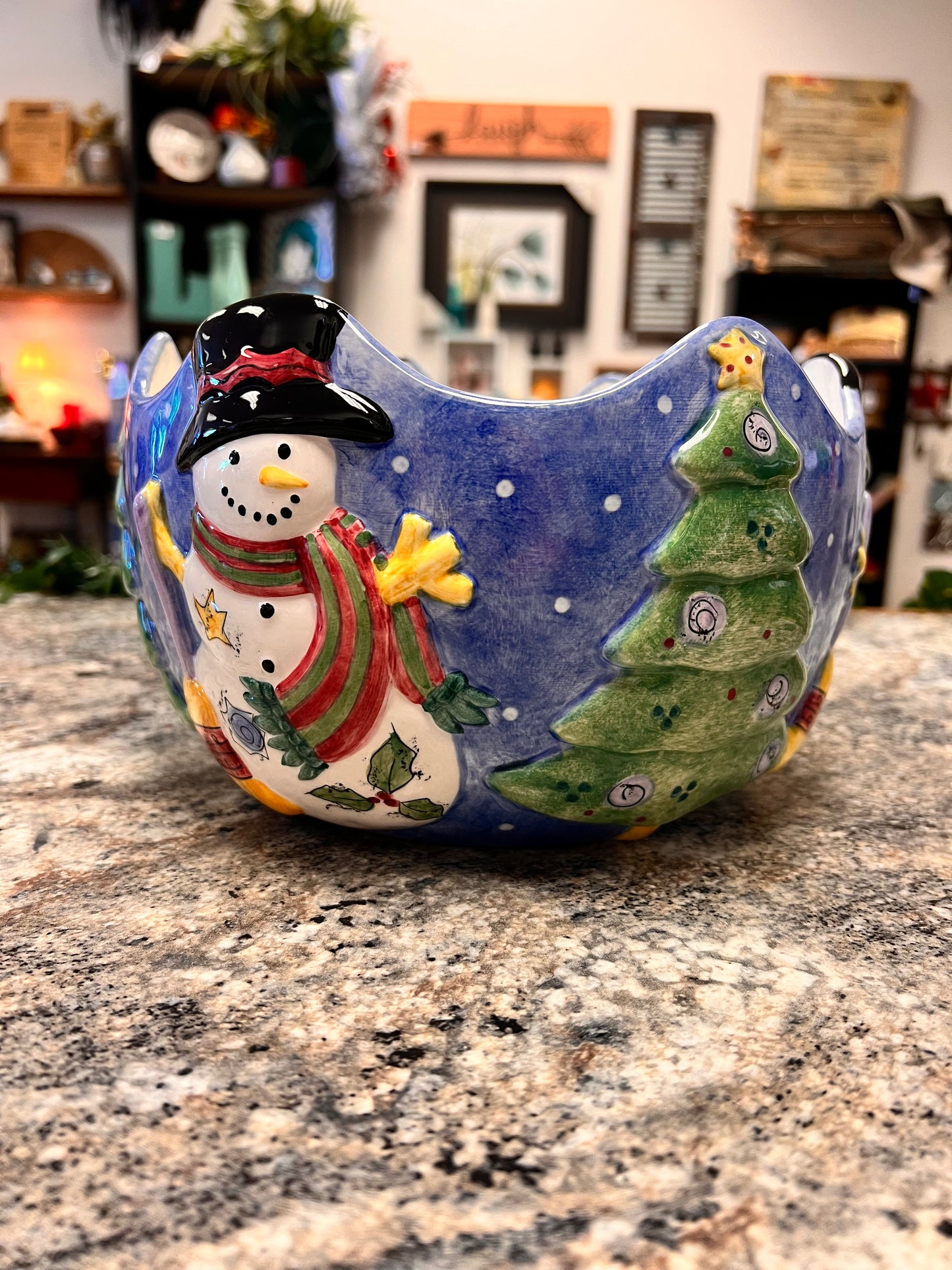 Large Christmas Bowl