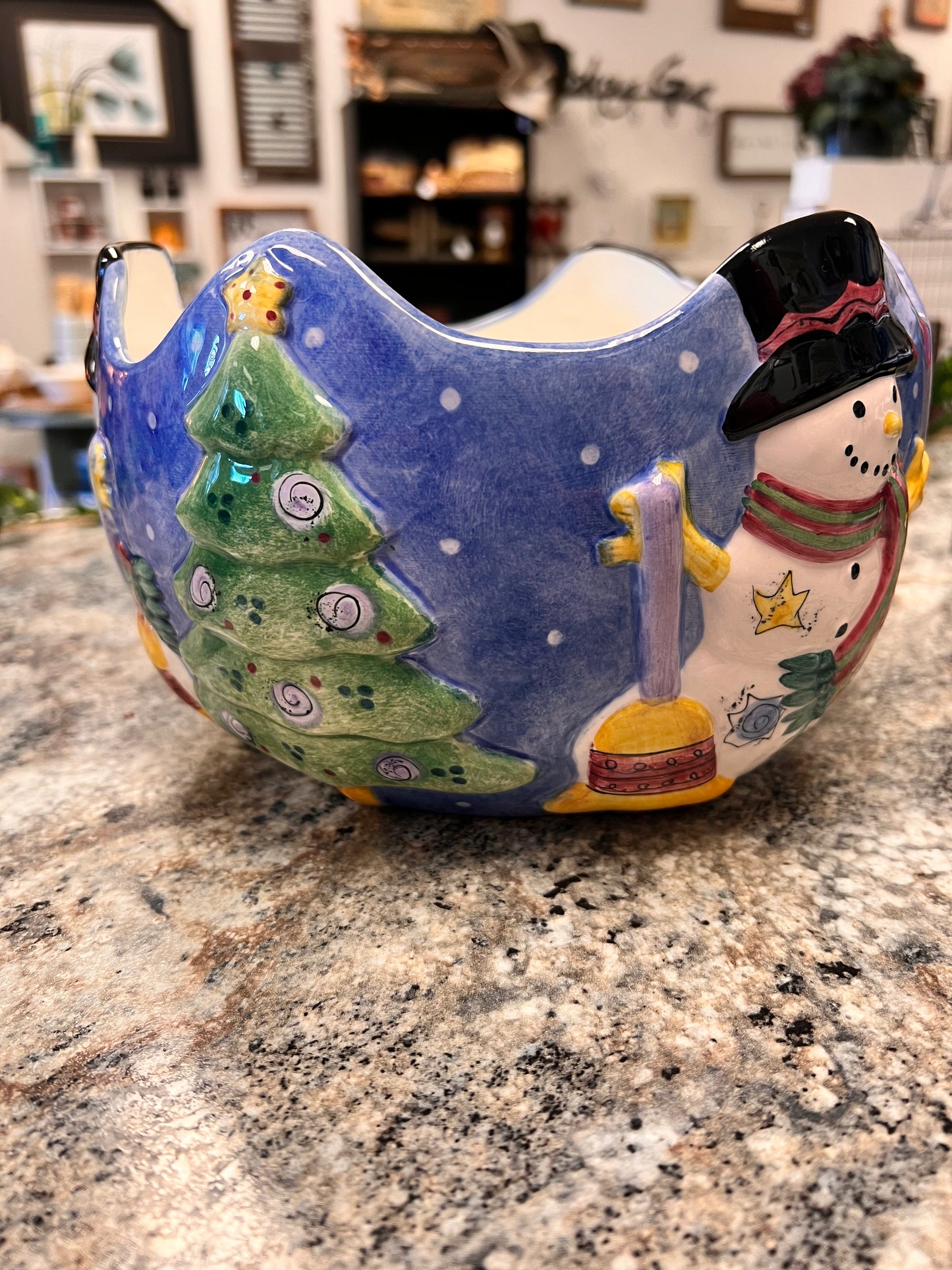 Large Christmas Bowl