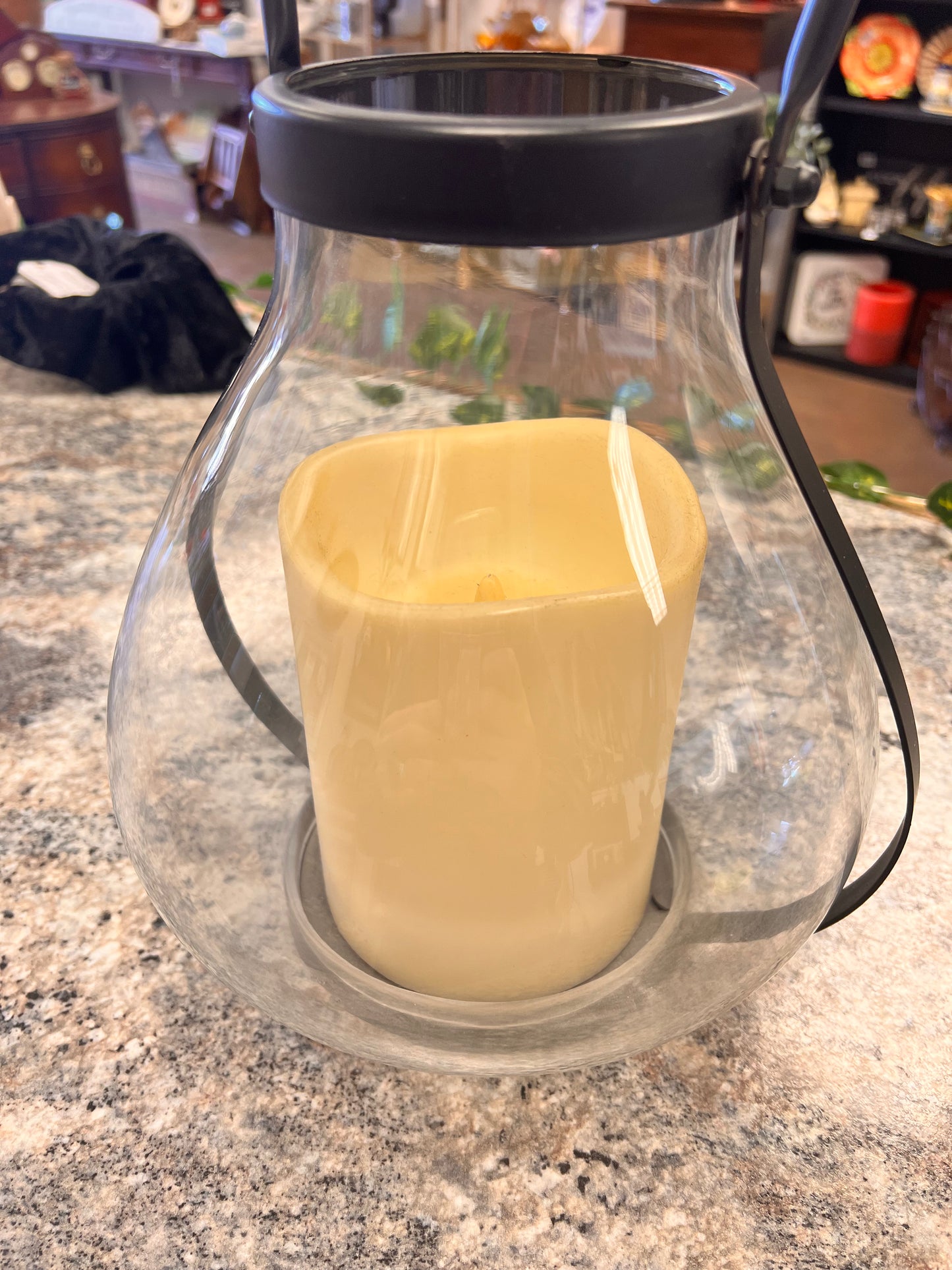 Large Glass Lantern