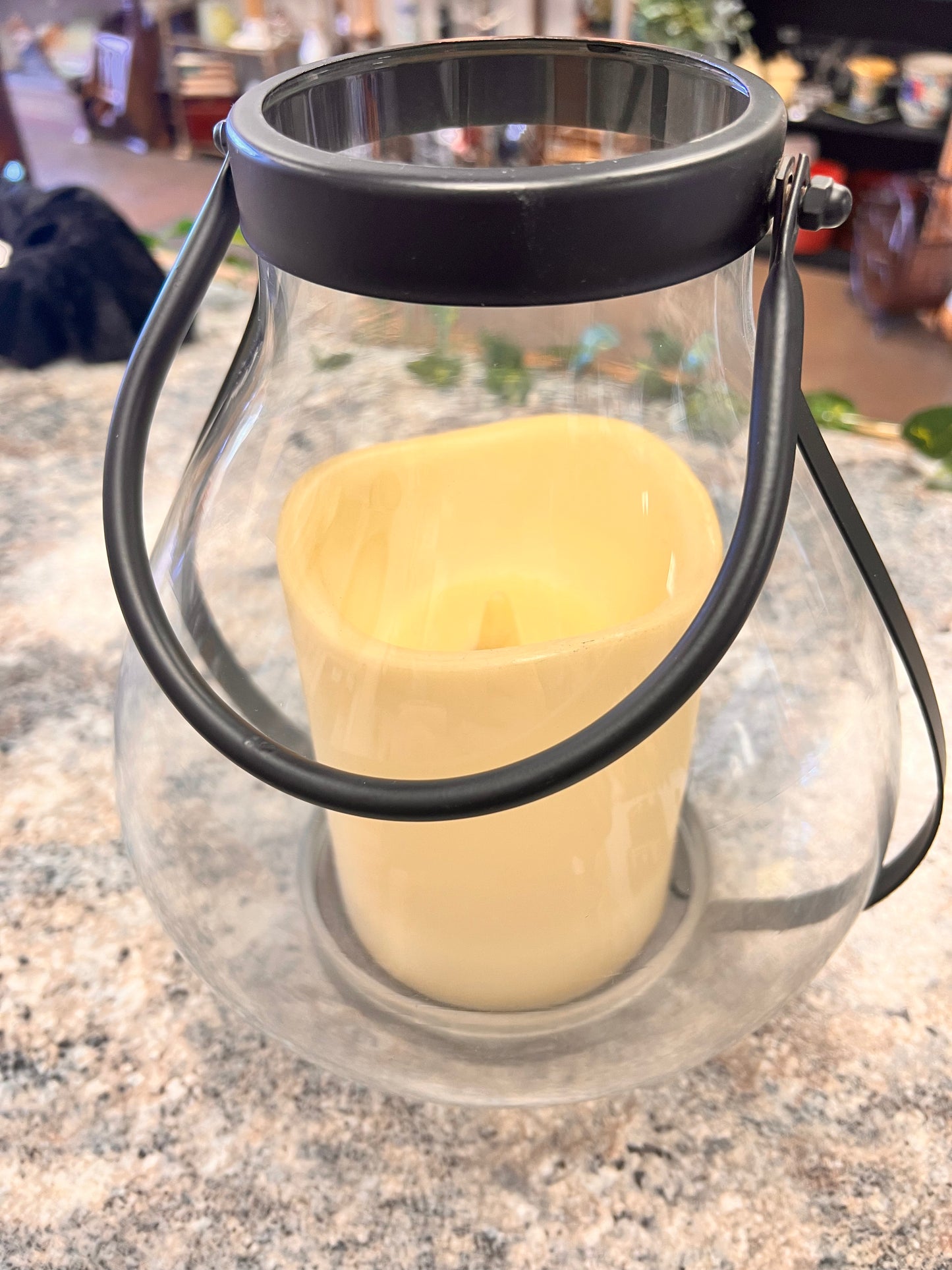 Large Glass Lantern