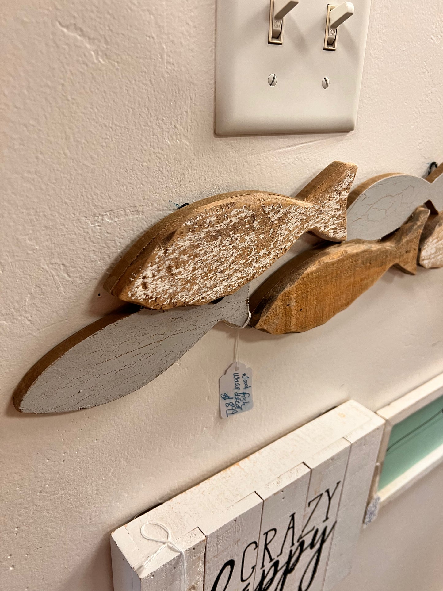 Wood Fish Decor