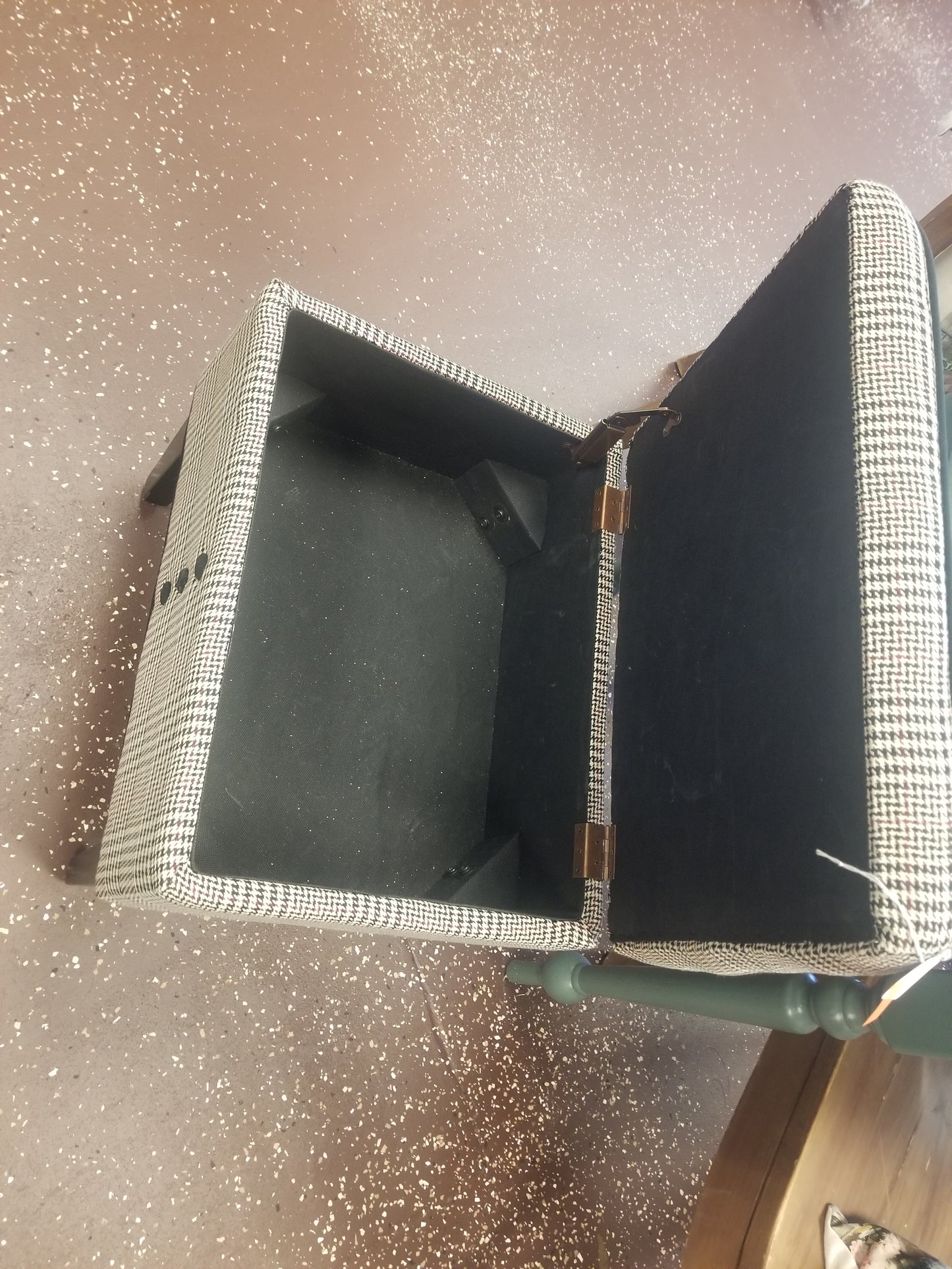 Padded bench storage